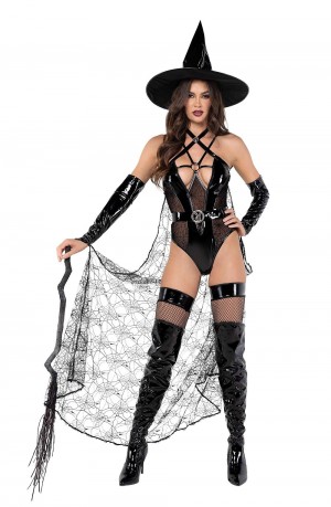 Dámské Costumes Playboy The Basics Triangle lette Černé | PLBY-592732