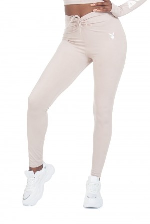 Dámské Kalhoty Jogger Playboy Bunny Fairy Wings Šedé | PLBY-592776