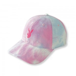 Dámské Klobouky Playboy Adjustable Rabbit Head Logo Hat Tie Dye | PLBY-592633