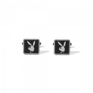 Pánské Doplňky Playboy Rabbit Head Cufflinks Stříbrné | PLBY-592924