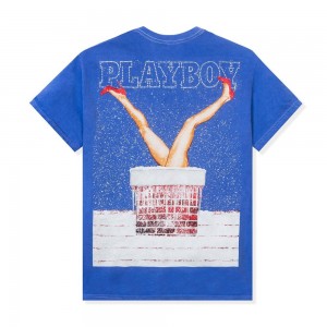 Pánské T-shirt Playboy December 2013 Pigment Washed | PLBY-593220