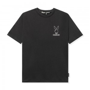 Pánské T-shirt Playboy Logo Oversized Mátově Zelená | PLBY-593232