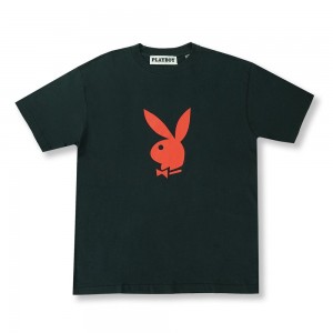 Pánské T-shirt Playboy Pacsun x Bunny Černé | PLBY-593268