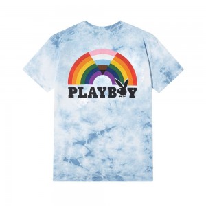 Pánské T-shirt Playboy Pride is Good Tie Dye | PLBY-593252