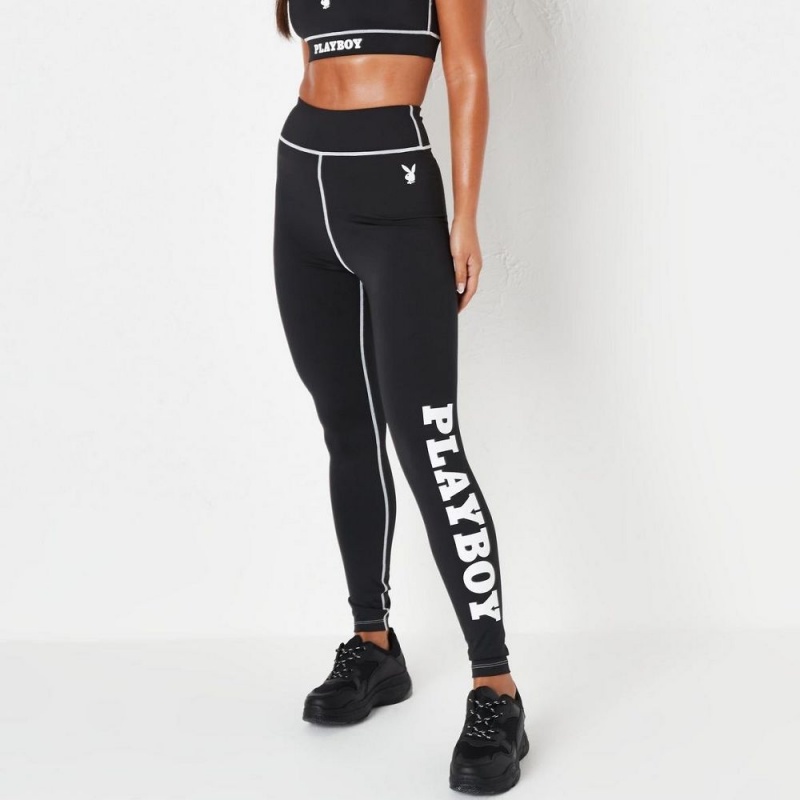 Dámské Kalhoty Jogger Playboy 80's Fitness - 6pcs Set Zelene | PLBY-592789