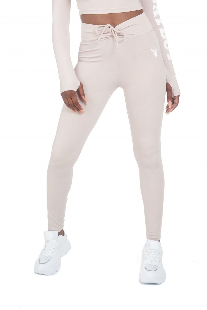 Dámské Kalhoty Jogger Playboy Bunny Fairy Wings Šedé | PLBY-592776