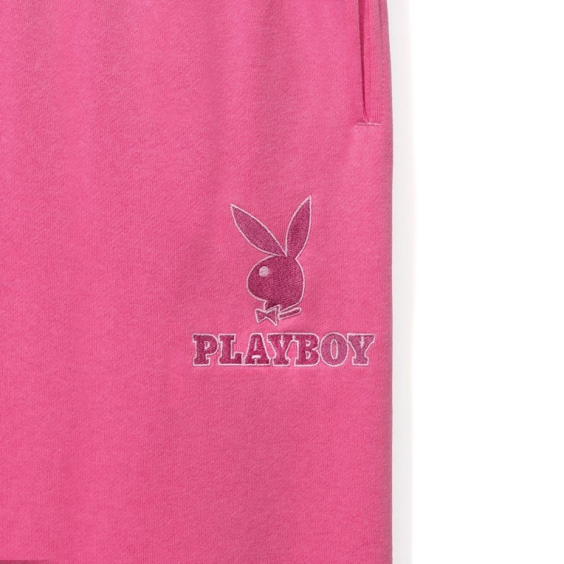 Dámské Kalhoty Jogger Playboy Fabulous 50s Greaser - 3pcs Set Tmavě Červené | PLBY-592781