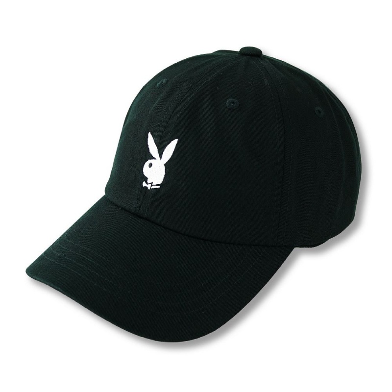 Dámské Klobouky Playboy Adjustable Rabbit Head Logo Hat Černé | PLBY-592627