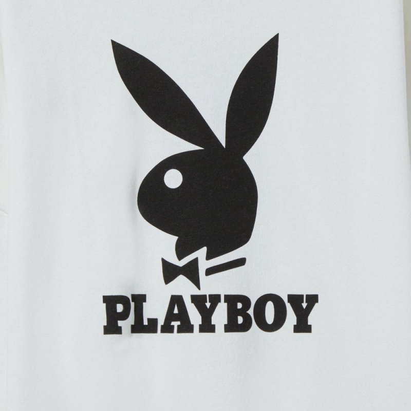 Dámské Mikina Playboy The Cozy Sleep Bunny Bílé | PLBY-592867