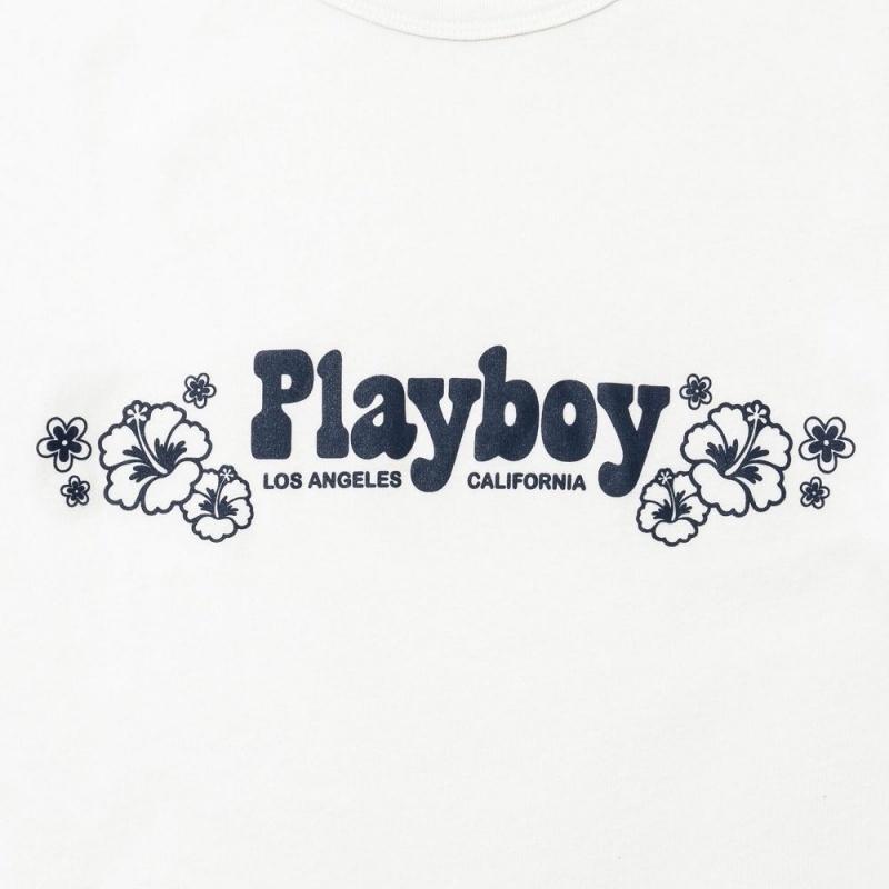 Dámské T-shirt Playboy October 2020 Carolina Ballesteros Oversized Blankyt | PLBY-592896