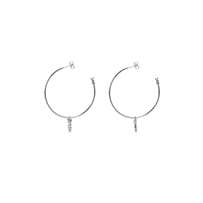 Dámské Šperky Playboy Bunny Hoops Zlaté | PLBY-592620