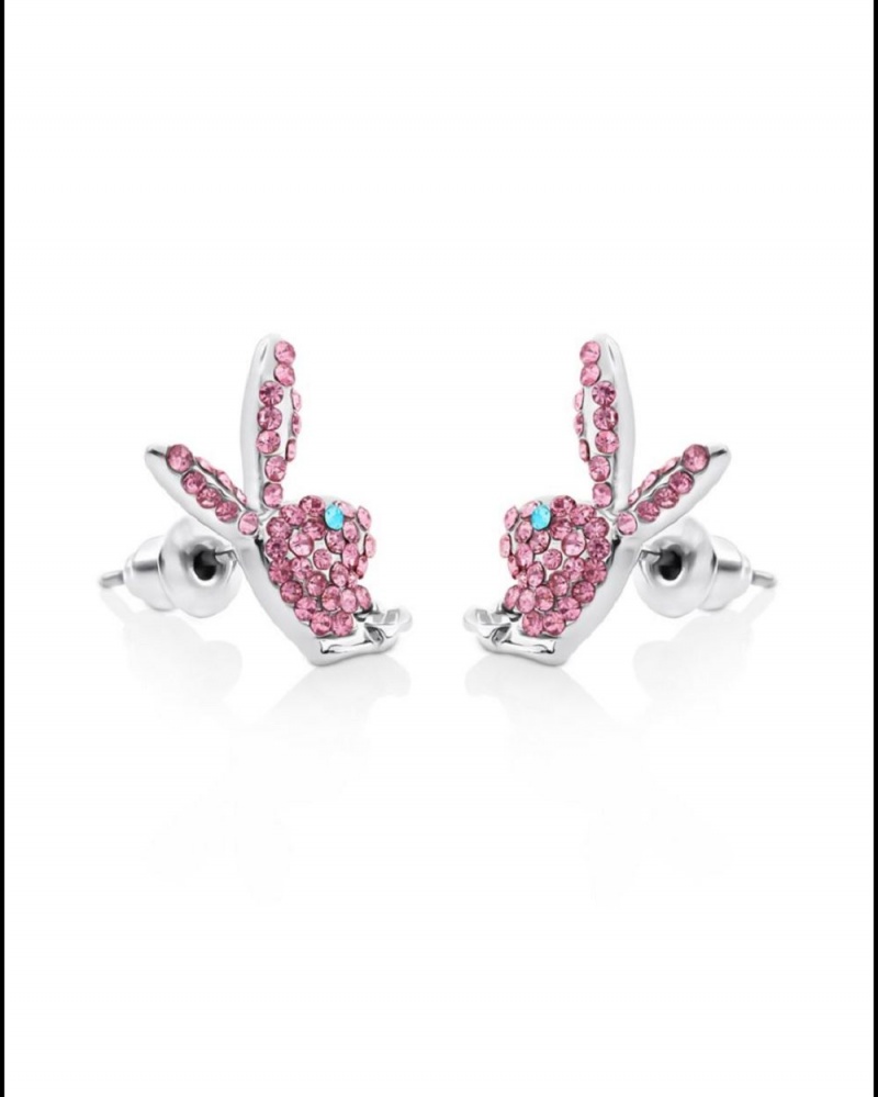 Dámské Šperky Playboy Playboy Bunny Stud Earrings, Multi-colored 3 Pack Viacfarebný | PLBY-592622