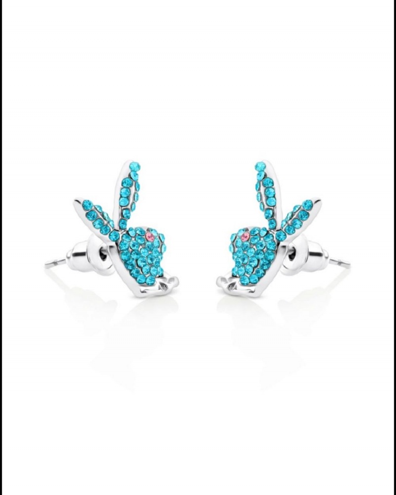 Dámské Šperky Playboy Playboy Bunny Stud Earrings, Multi-colored 3 Pack Viacfarebný | PLBY-592622