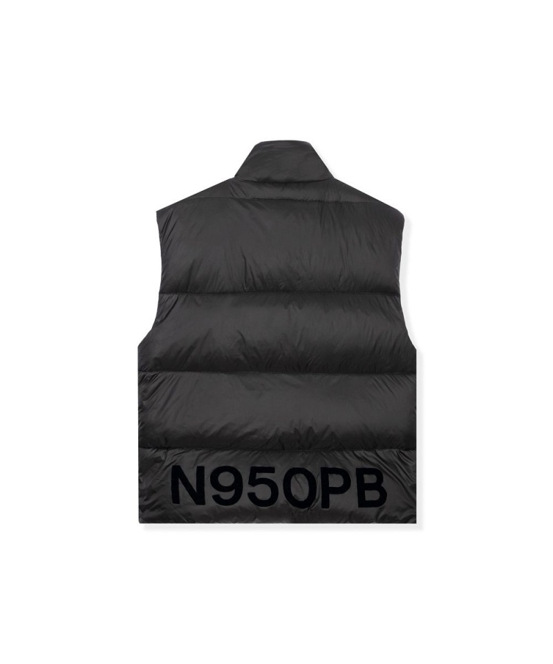 Pánské Bundy Playboy N950PB Puffer Vest Černé | PLBY-593069