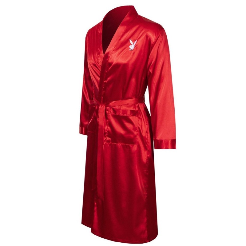 Pánské Doplňky Playboy Satin Mansion Robe | PLBY-592925