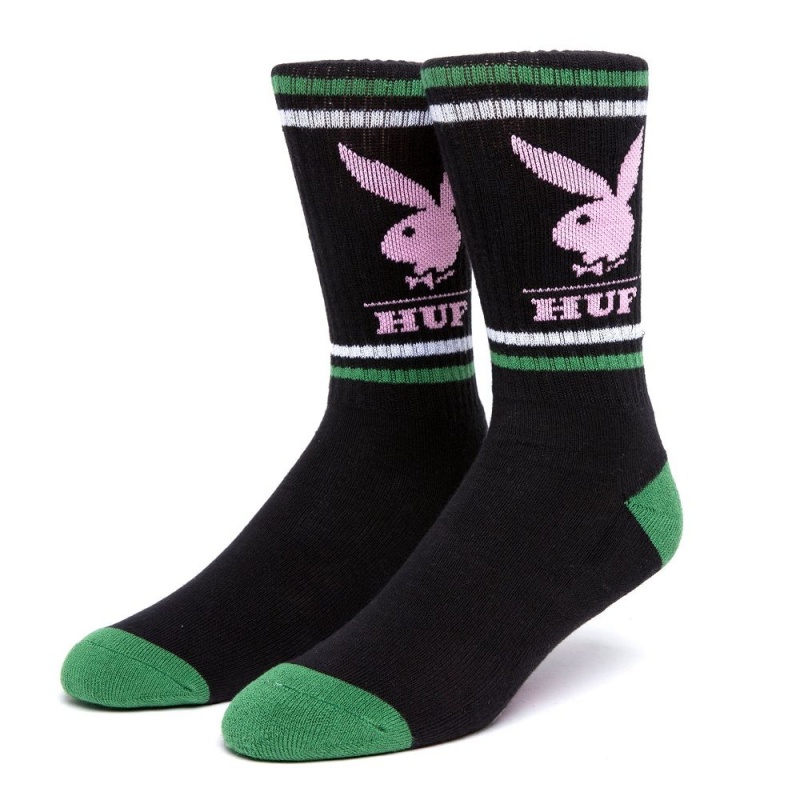 Pánské Doplňky Playboy x HUF Rabbit Head Crew Zelene | PLBY-592926