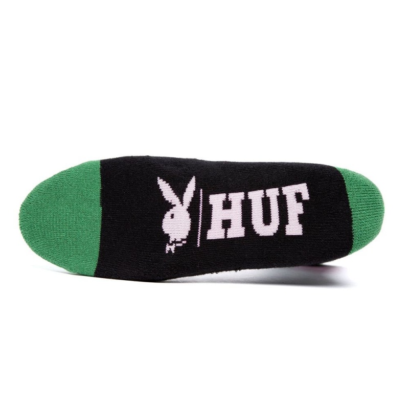 Pánské Doplňky Playboy x HUF Rabbit Head Crew Zelene | PLBY-592926