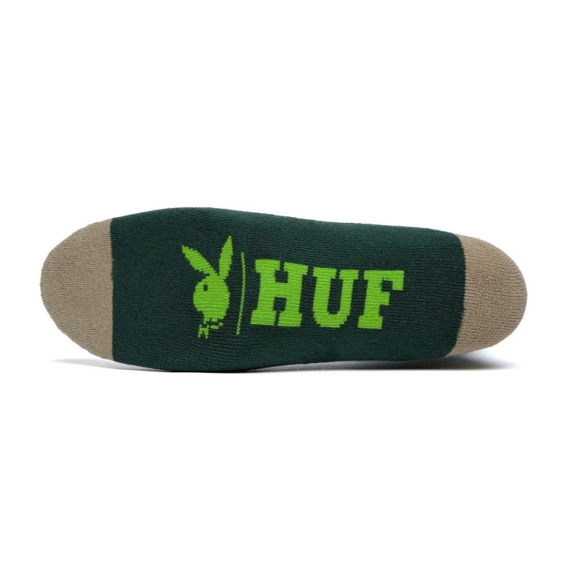 Pánské Doplňky Playboy x HUF Rabbit Head Crew Zelene | PLBY-592926