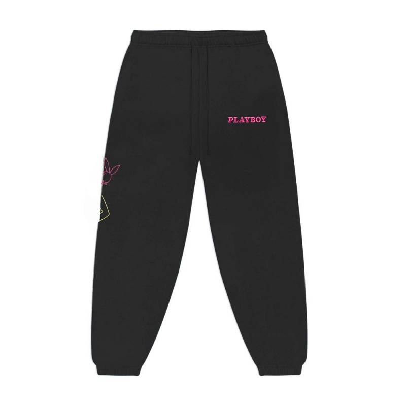 Pánské Kalhoty Jogger Playboy Bunny Outline | PLBY-592963