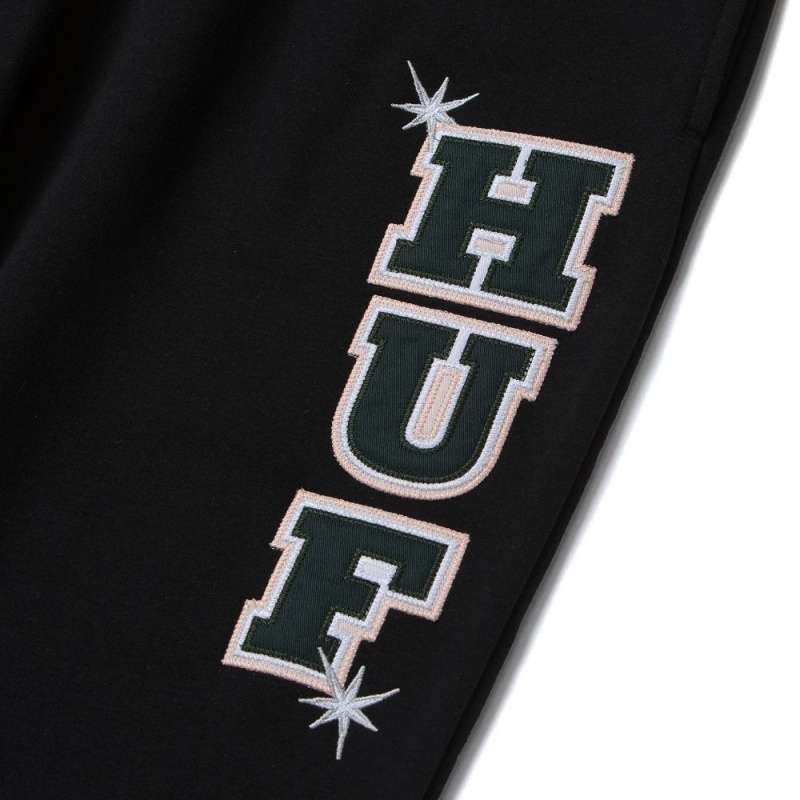 Pánské Kalhoty Jogger Playboy x HUF Rabbit Head Šedé | PLBY-592981