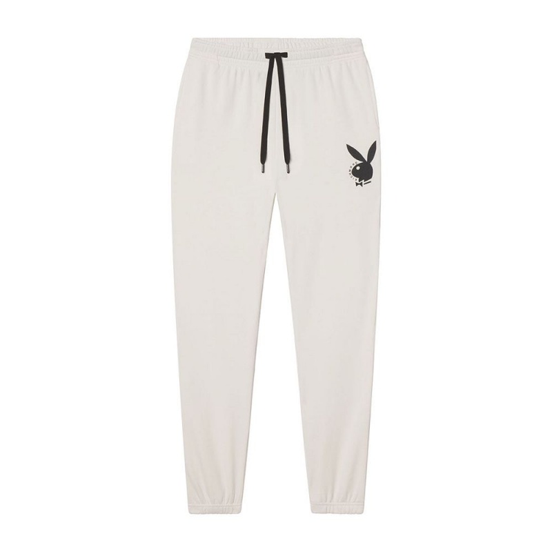 Pánské Kalhoty Jogger Playboy x John Richmond Classic Logo Fuchsie | PLBY-592971