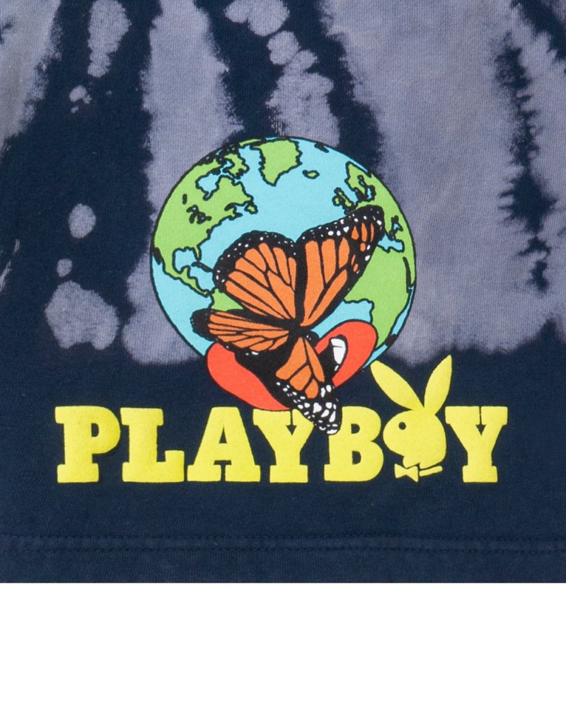 Pánské Kraťasy Playboy Tie-Dye Au Naturel | PLBY-592960