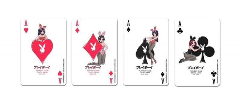 Pánské Mikina Playboy Ace of Diamonds Tmavě Blankyt | PLBY-593012