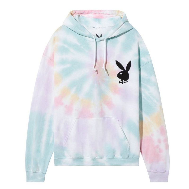 Pánské Mikina s Kapucí Playboy Pride is Good Multi Tie Dye Viacfarebný | PLBY-593106