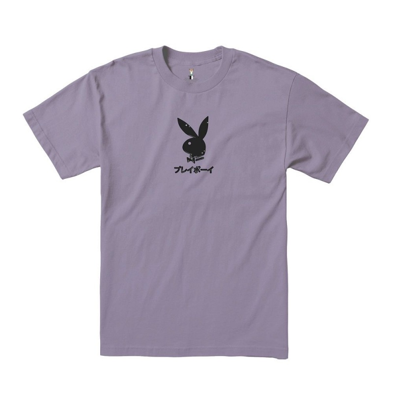 Pánské T-shirt Playboy Ace of Spades -Colo Bílé | PLBY-593139