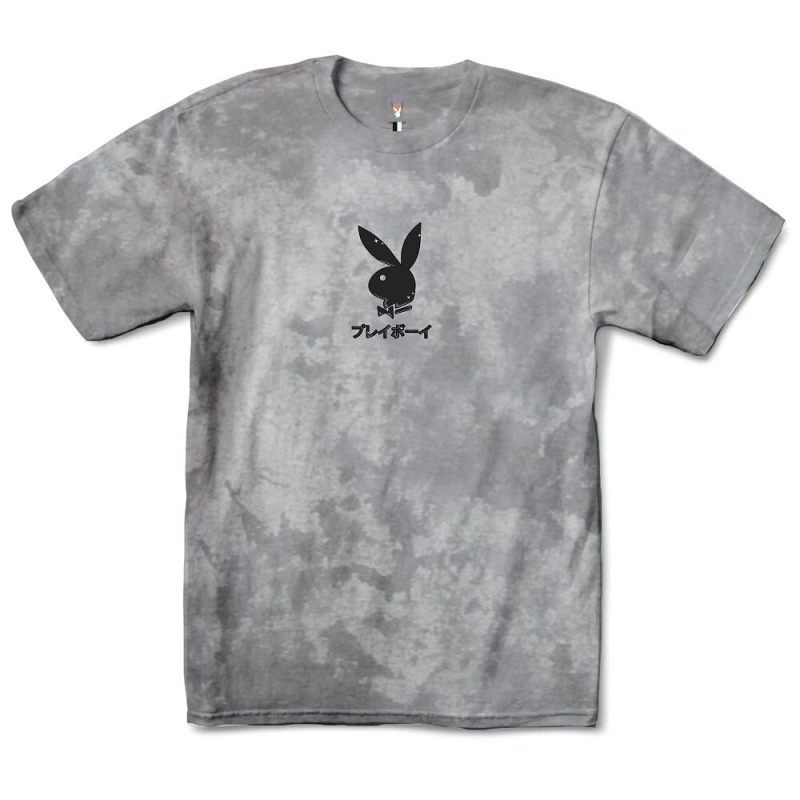 Pánské T-shirt Playboy Ace of Spades Tie-Dye | PLBY-593115