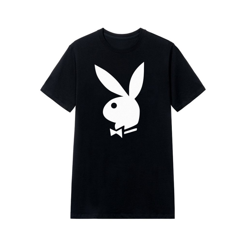 Pánské T-shirt Playboy Classic Rabbit Head | PLBY-593111