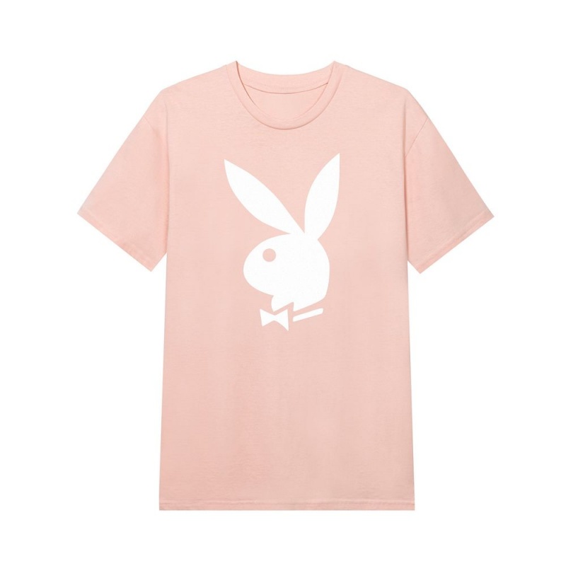 Pánské T-shirt Playboy Classic Rabbit Head | PLBY-593111