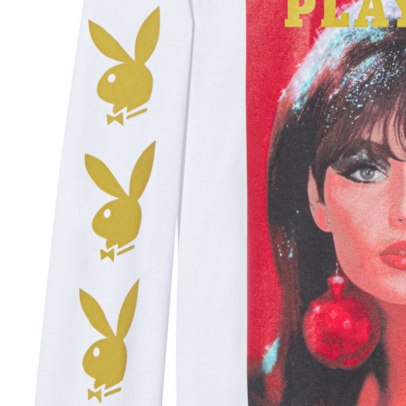 Pánské T-shirt Playboy December 1966 Cover Long Sleeve | PLBY-593219