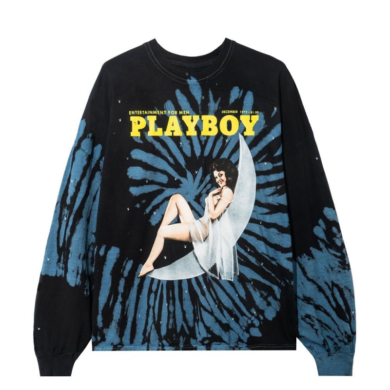 Pánské T-shirt Playboy December 1973 Cover Tie-Dye Long Sleeve | PLBY-593172