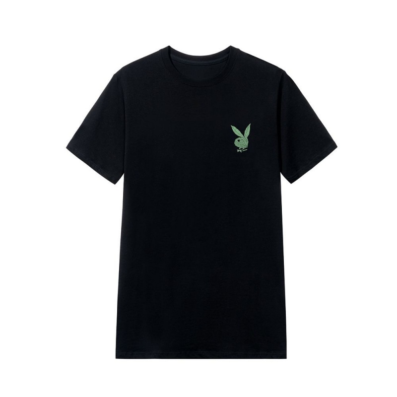 Pánské T-shirt Playboy Inhale Femlin Černé | PLBY-593114