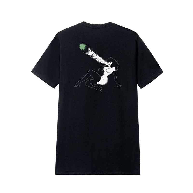 Pánské T-shirt Playboy Inhale Femlin Černé | PLBY-593114