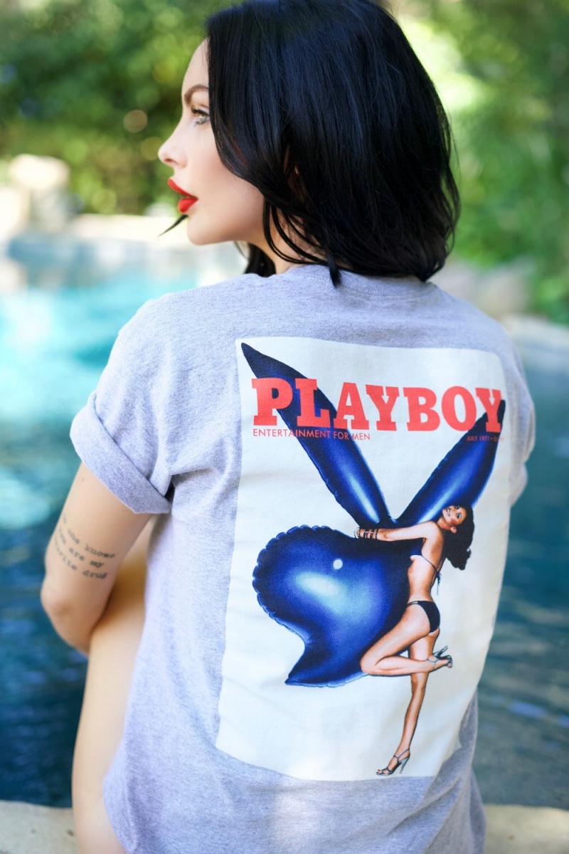 Pánské T-shirt Playboy July 1977 Cover | PLBY-593248