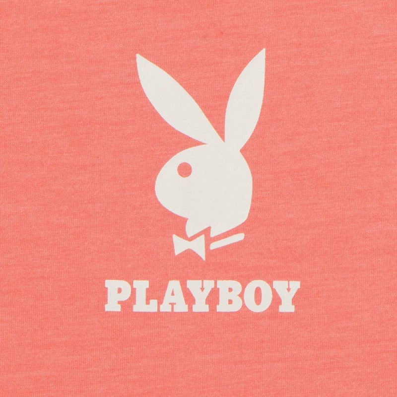 Pánské T-shirt Playboy Logo Oversized Mátově Zelená | PLBY-593232