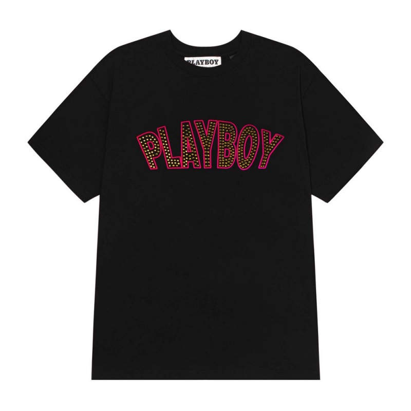 Pánské T-shirt Playboy Masthead Slots | PLBY-593241