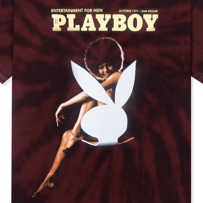 Pánské T-shirt Playboy October 1971 Darine Stern Cover Tie Dye | PLBY-593162