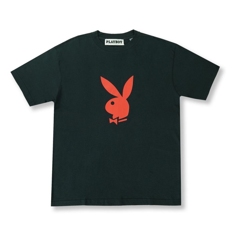 Pánské T-shirt Playboy Pacsun x Bunny Černé | PLBY-593268