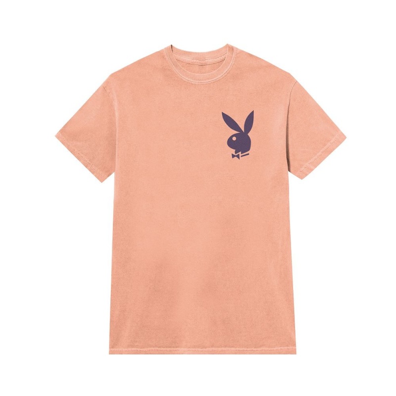 Pánské T-shirt Playboy Peach Grafická Koralove | PLBY-593263