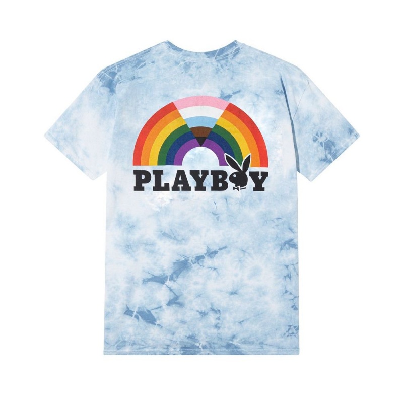 Pánské T-shirt Playboy Pride is Good Tie Dye | PLBY-593252