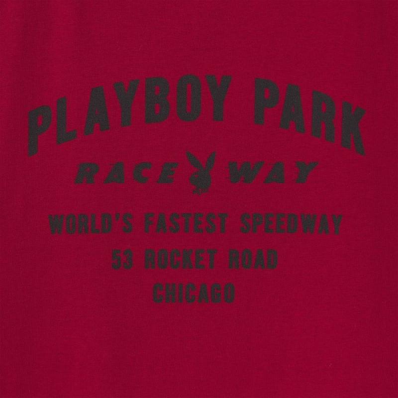 Pánské T-shirt Playboy Raceway Muscle k | PLBY-593188