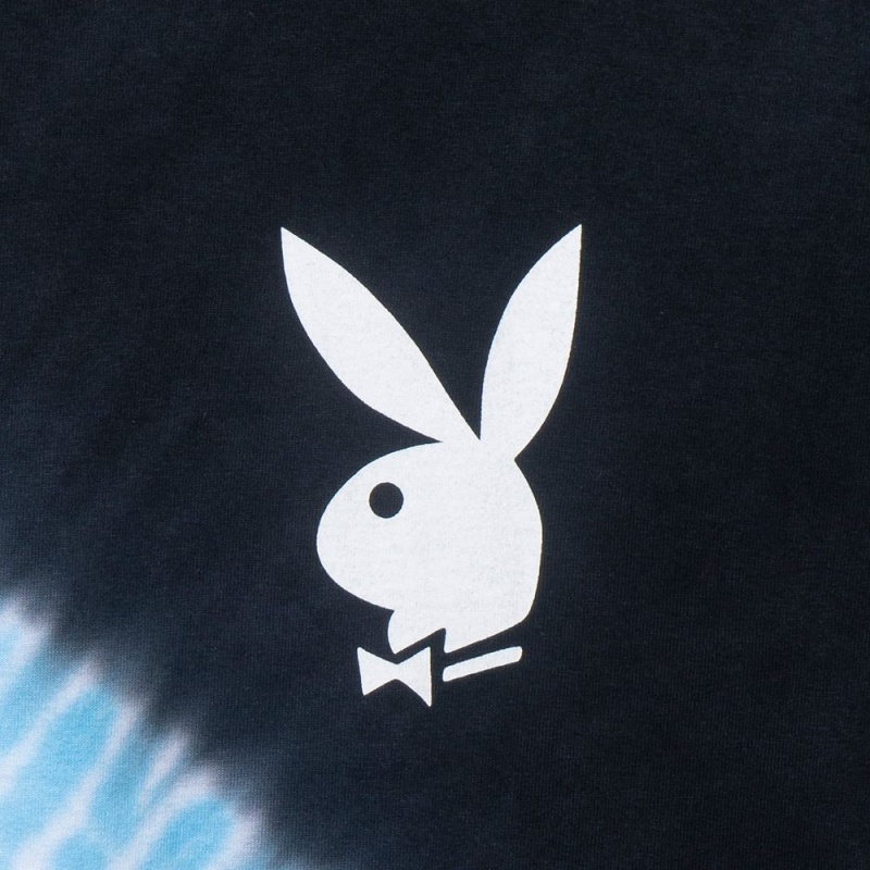 Pánské T-shirt Playboy Repeating Masthead Tie-Dye Blankyt | PLBY-593276