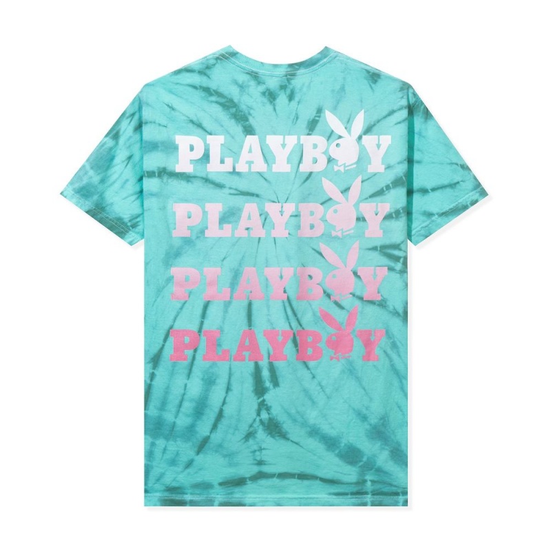 Pánské T-shirt Playboy Repeating Masthead Tie-Dye Blankyt | PLBY-593276