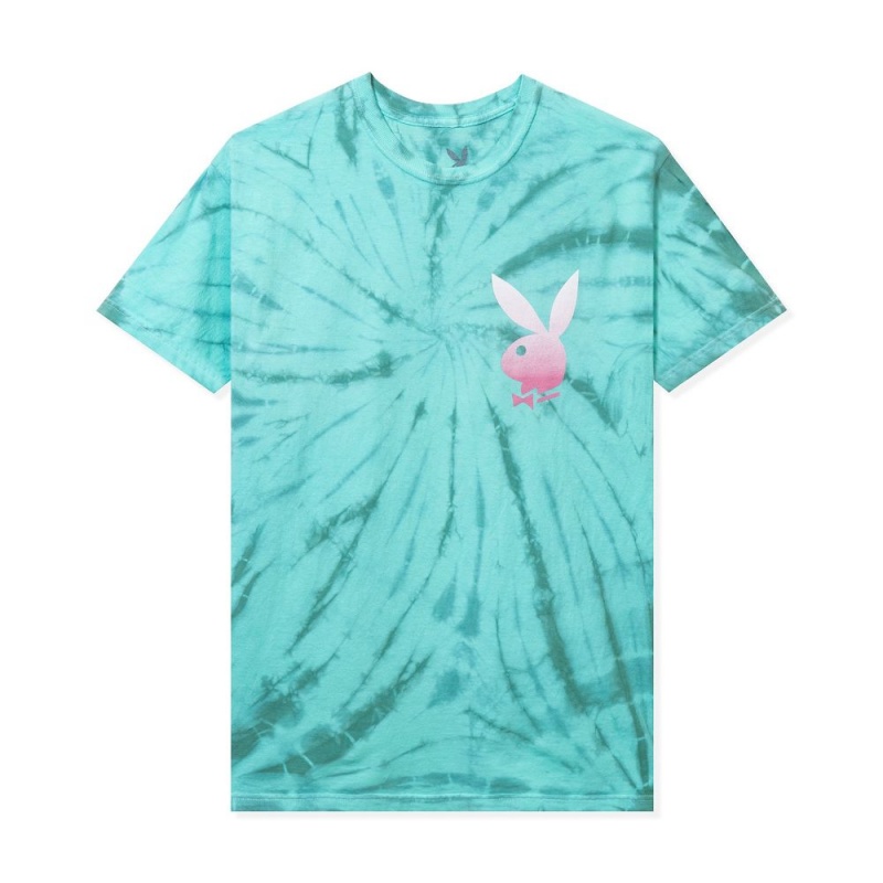 Pánské T-shirt Playboy Repeating Masthead Tie-Dye Blankyt | PLBY-593276