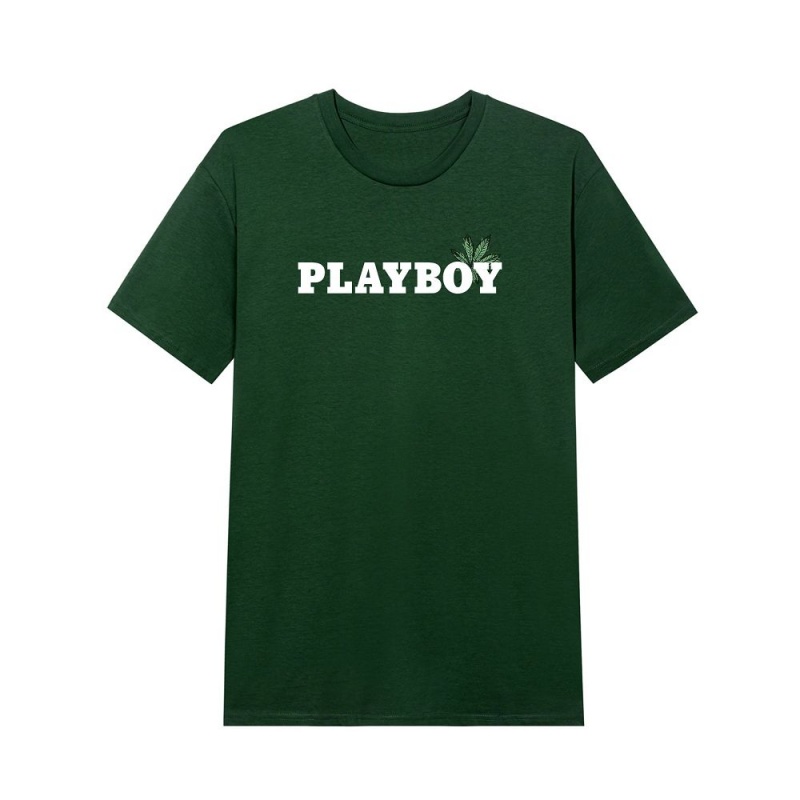 Pánské T-shirt Playboy Team Femlin Bílé | PLBY-593156