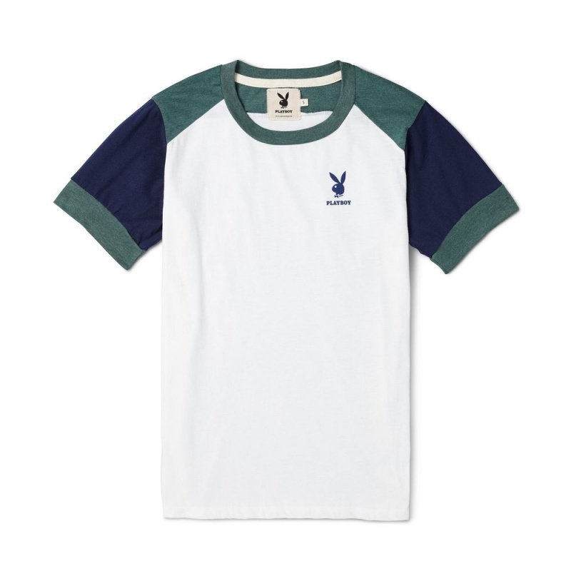 Pánské T-shirt Playboy Team Jersey Zelene | PLBY-593206